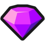 Sell Fries 2x Gems game pass icon: a purple gem
